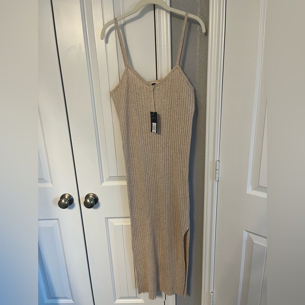 Universal Thread Ribbed Knit Spaghetti Strap Midi… - image 4